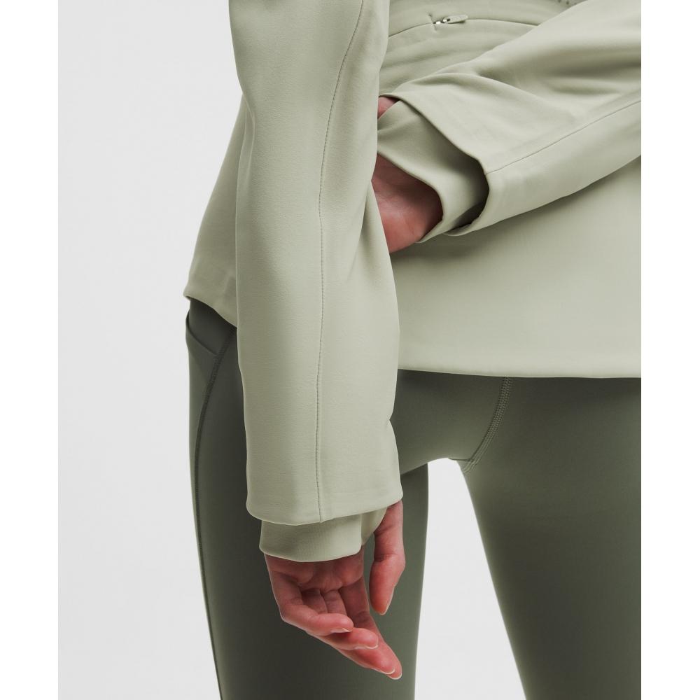 Lululemon Women S croSS Chill Performance Jacket Fog Green