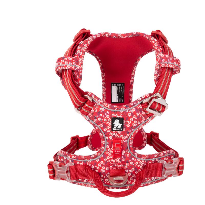 Truelove Escape Proof Pet Vest Reflectiv Light Pure Cotton Padding Dog Harness Training Protective Clothes For Puppy Bulldog
