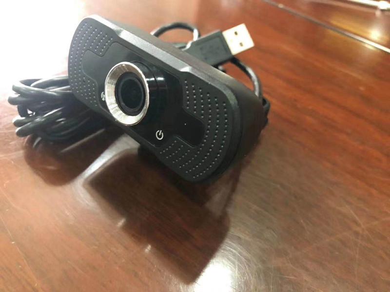 HD USB Webcam with Mic for Laptop - Driver-Free Live Streaming & Online Teaching