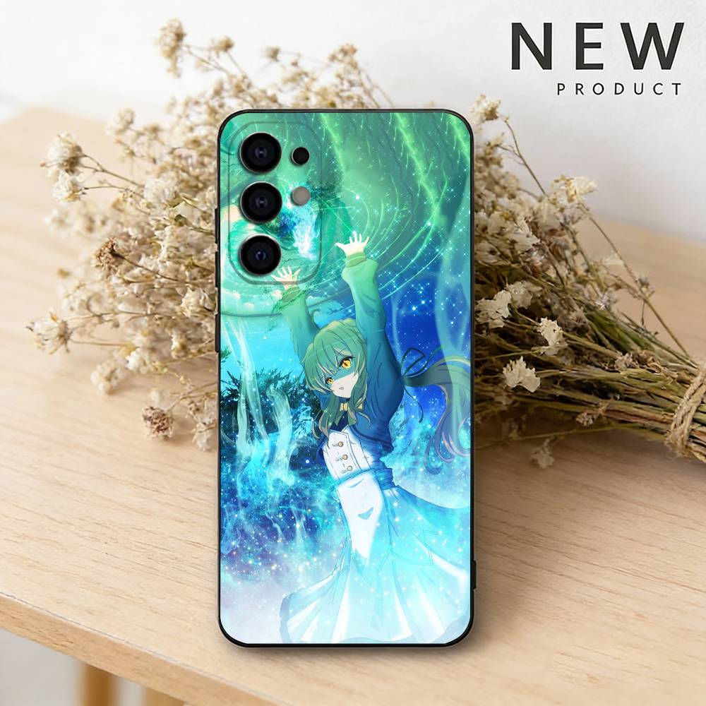 

s-Тихая Ведьма M-Моника Чехол для телефона для Samsung S26,25,24,23,22,21,20,30,Ultra,Plus,Fe,Lite Черный корпус Samsung S24Plus