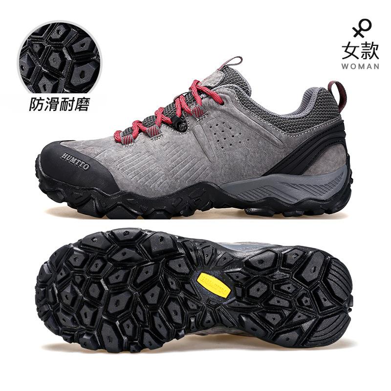 Hantu Mountaineering Shoes Men's Low-top New Non-slip Cushioning Mountain Climbing Outdoor Shoes Women's Lightweight Waterproof and Wear-resistant 