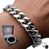 Men' Silver Bracelet 925 SILVER Bracelet FULL 11mm ITALIAN