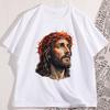 Jesus Vintage 90s Graphic T Shirt Jesus Easter Christian Easter Tshirt Retro Cotton Short Sleeve Round Neck Unisex Clothing