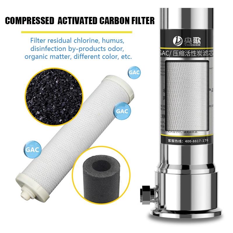 Household Kitchen Countertop Drinking Water Purifier Ceramic Activated Carbon Filter System Purifying Machine 11.8*9.45 inch
