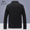 SEPTWOLVES Men's Wool Blend Lapel Jacket