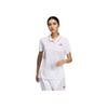 adidas Club Tennis Polo Shirt With Colorblock Logo Women Tops White IV7581