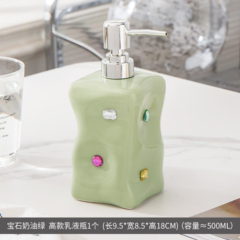 Creative Soap Dispenser Ceramic Hand Sanitizer Shower Gel Shampoo Separate Bottle Lotion Press Bottle Shampoo Dispenser