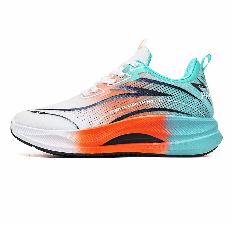 Running Shoes Men Fashion Trendy Mesh Outdoor Sports Training Competition Jogging Shoes Lightweight Flat Lace-up Sneakers Man