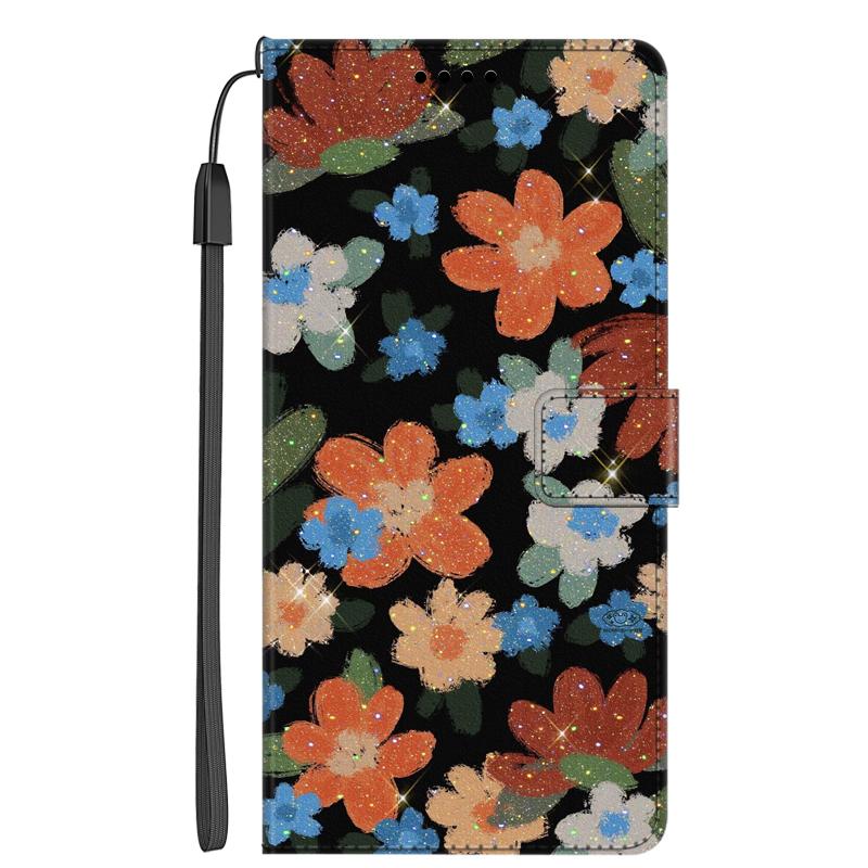 Leder Klapphülle Für Tecno Spark 10C Hülle Spark10 Pro 2023 Blumen Magnetische Brieftasche Buch Ständer Handyhülle Für Tecno Spark 10