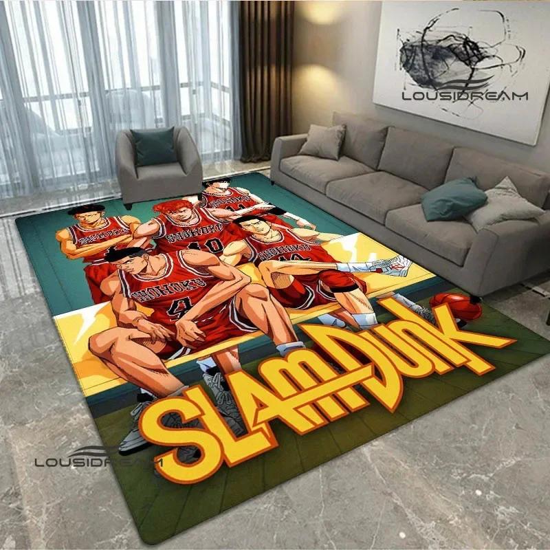3D Cartoon Slam Dunk printed carpet Non-slip carpet outdoor carpets area rug Home bedroom decor rug for bedroom birthday gift