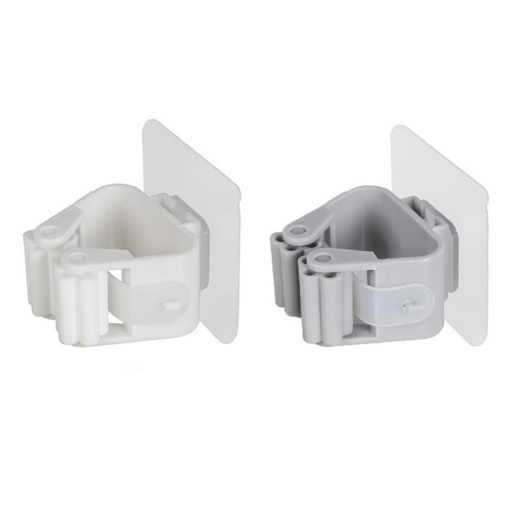 Seamless Strong Mop and Broom Holder for Bathroom