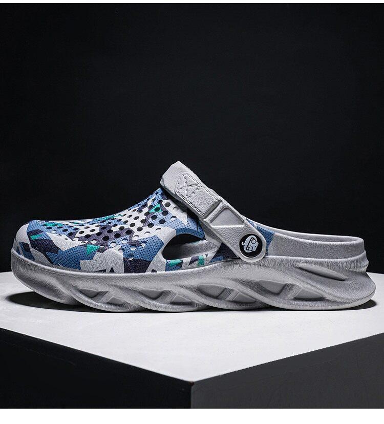 Sandals for Men Summer Casual Beach Shoes Clogs Half Slippers