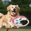 Brinquedo de Disco Voador de Pizza em Lona para Cães com Corda de Algodão para Limpeza dos Dentes Resistente à Mordida Treinamento ao Ar Livre Brinquedo Interativo para Tédio para Cães de Raças Grandes