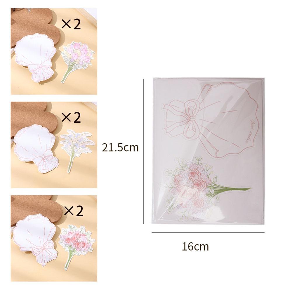 Mini Size Flower Business Cards DIY Bless Card Ins Thank You Card  Birthday Gift