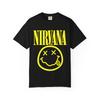 Nirvana Smiley Logo T-Shirt Band Tee, Rock Vintage Style