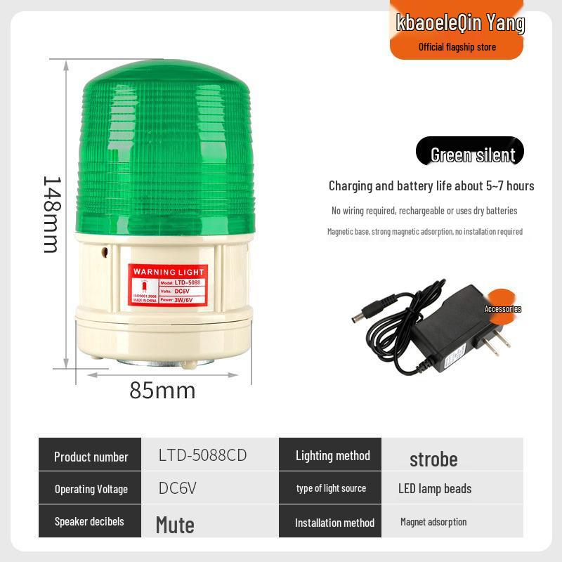 LTD-5088CD Rechargeable Magnetic Flashing Alarm Light