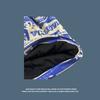American street hip-hop beanie hat for women, trendy and unique retro printed slouchy hat, lazy European and American cold weather hat