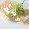Artificial Flowers 30 Heads Silk Cloth Chamomile Stems Pastoral Style Fake Flowers Wall Wedding Decor Photo Props