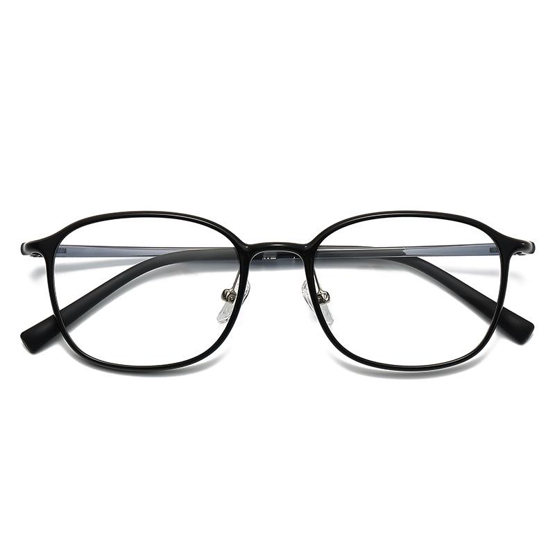 Ultralight Retro Square Eyeglass Frames - Unisex High-End Korean Design