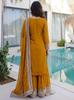 Completo da donna Sharara Salwar Designer in Faux Georgette Indian Bollywood Party Wear Salwar Kameez