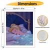 Disney DIY Sleeping Cinderella Oil Painting Art Painting Kit Home Wall Decor Handmade Gift for Room Aesthetic Modern Art Craft Decor