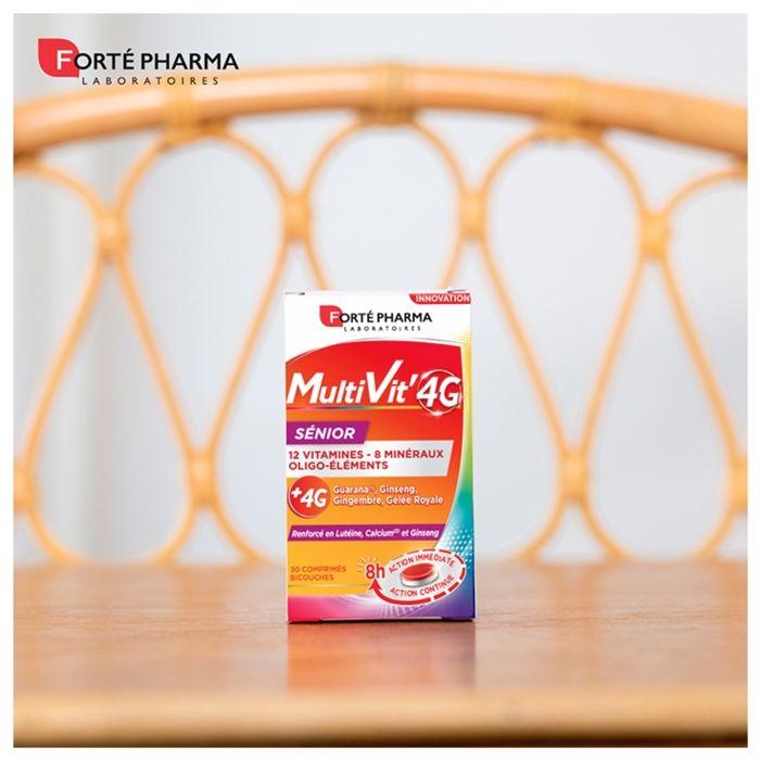 Forté pharma multivit' 4g sénior 30 comprimés