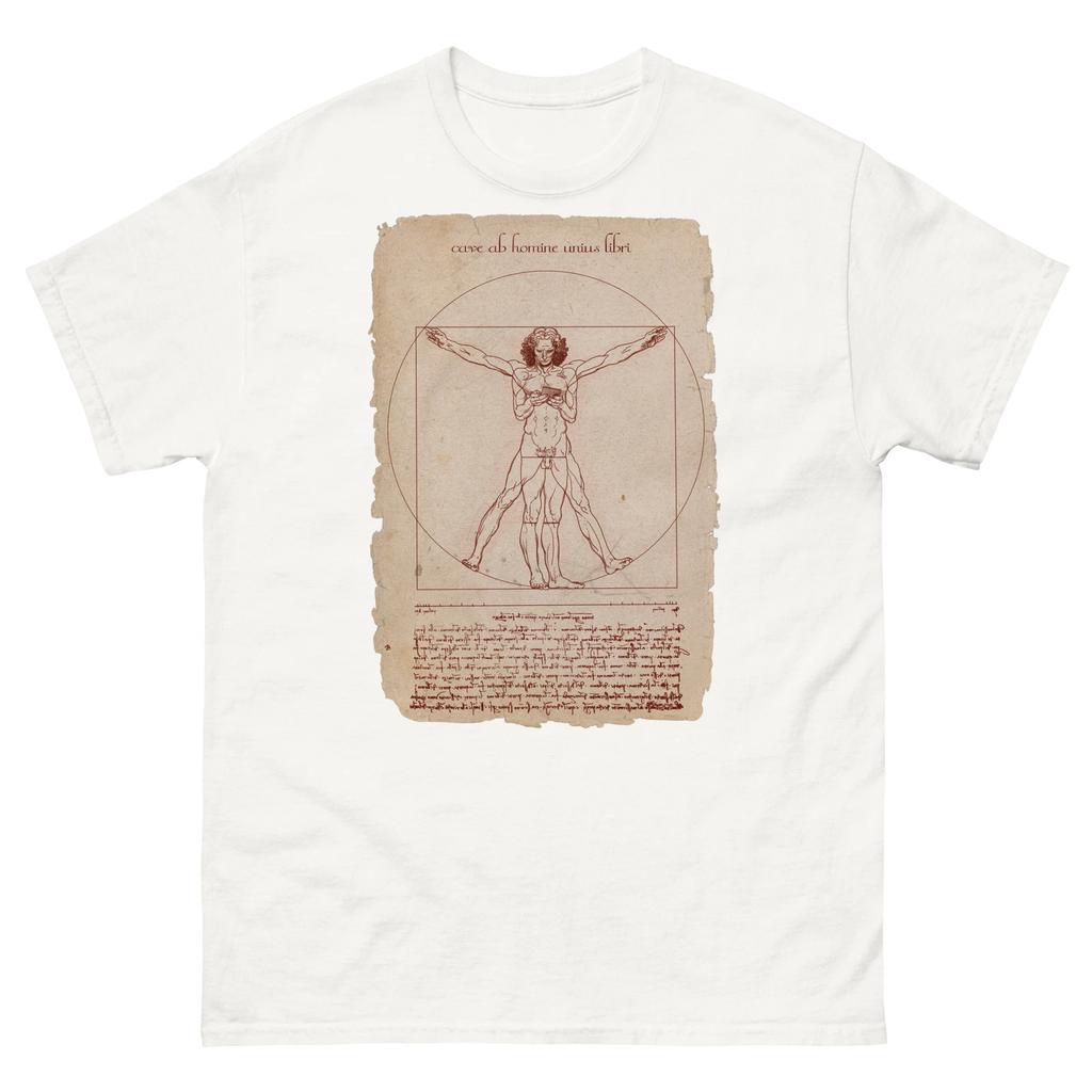 Vitruvian Man T Shirt, Leonardo Da Vinci