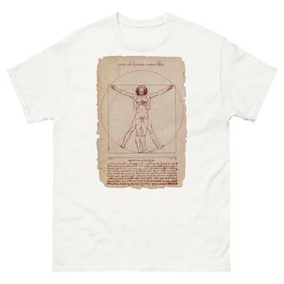 Vitruvianischer Mensch T-Shirt, Leonardo da Vinci