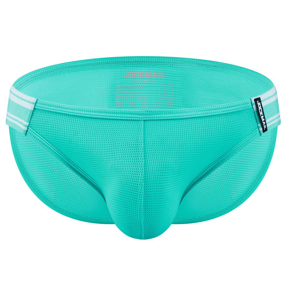 Briefs JOCKMAIL Breathable Nylon Mesh Low-rise Slit Sports Men's Underwear Everyday Casual Shorts Underpants