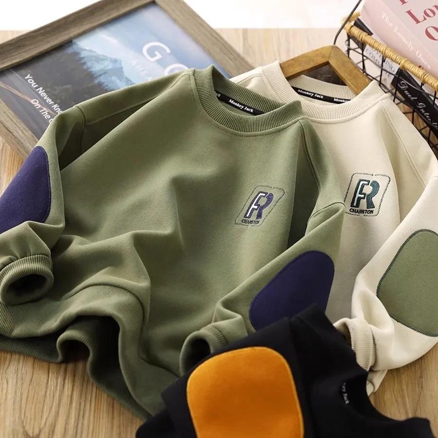 Sudadera de Rayas Gruesas para Niños Otoño Primavera Niñas Suéter Cálido Ropa para Niños Grandes Ropa Deportiva Informal Infantil Abrigos