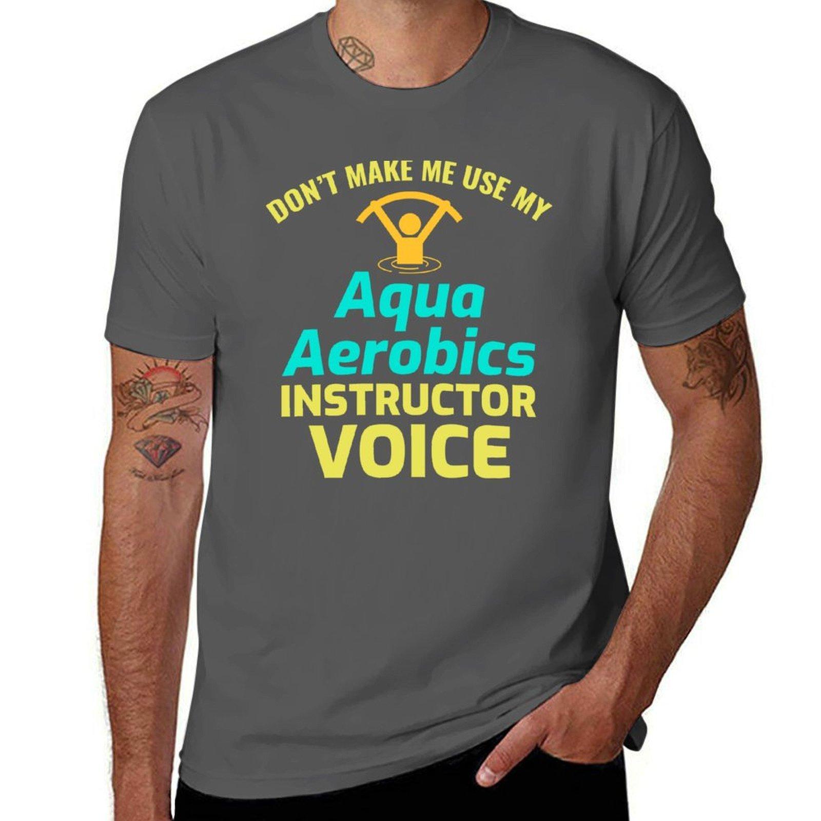 

Water Aerobics Instructor Aquatic fitness Trainer T-Shirt cotton t shirt pack T-Shirt 4XL