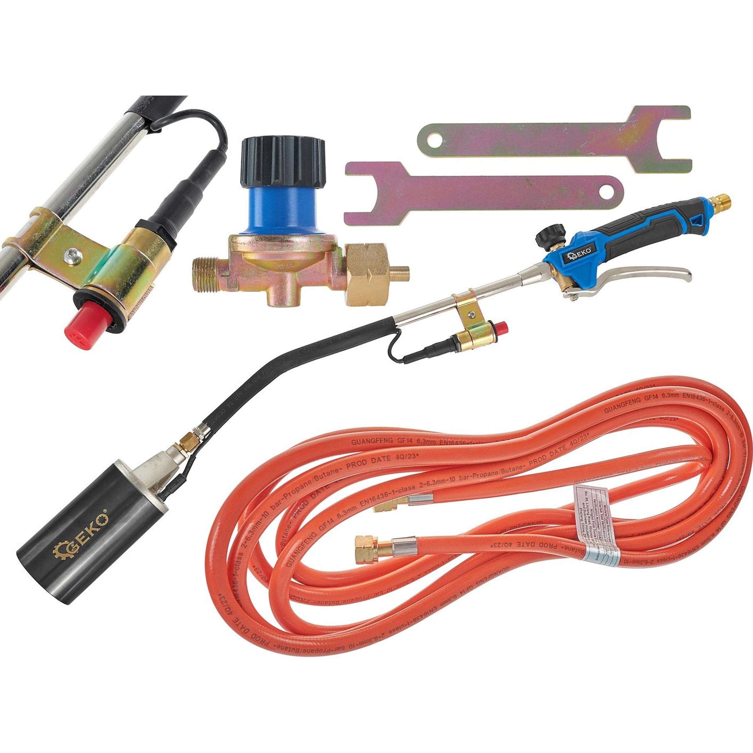 Super Merchant Dakbrander Gas 60 Mm Profi 70 Cm + Slang 5 M + Reducer Geko G20013