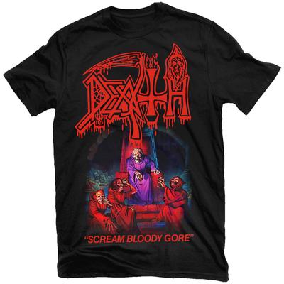 Serie Morte sul Palco Stile Band Rock Heavy Metal T-shirt Casual Estiva Unisex e Donna Marca di Lusso