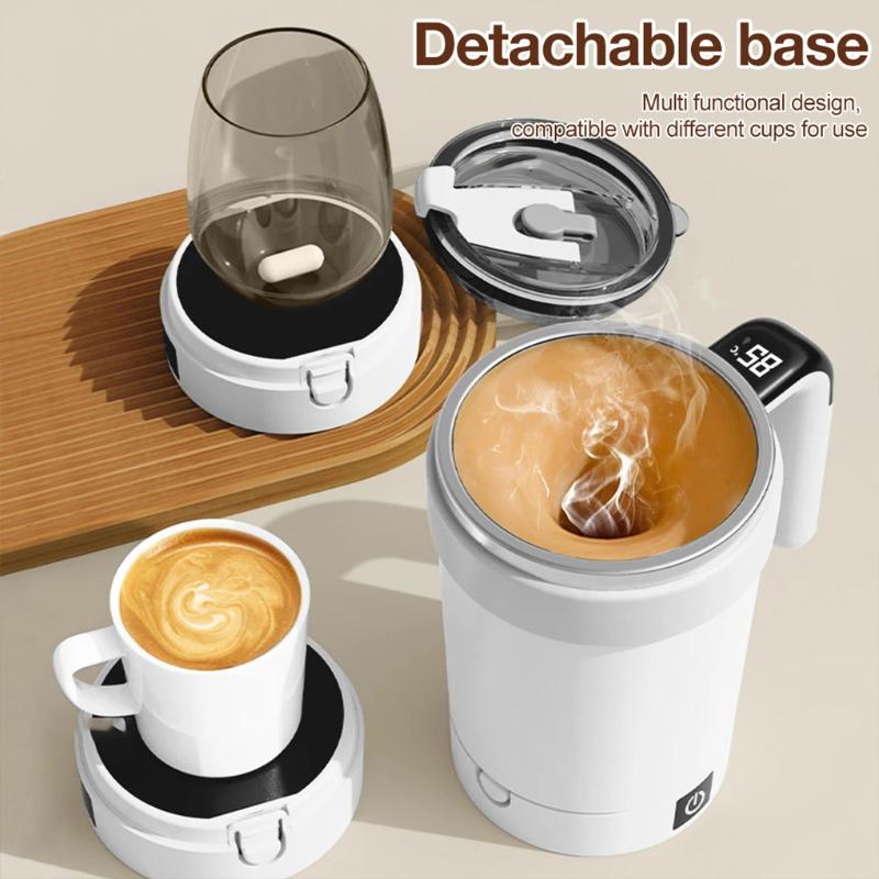 Smart Temperature Control Stirring Cup - Portable Auto-Mix for Coffee, Protein Shakes & Drinks