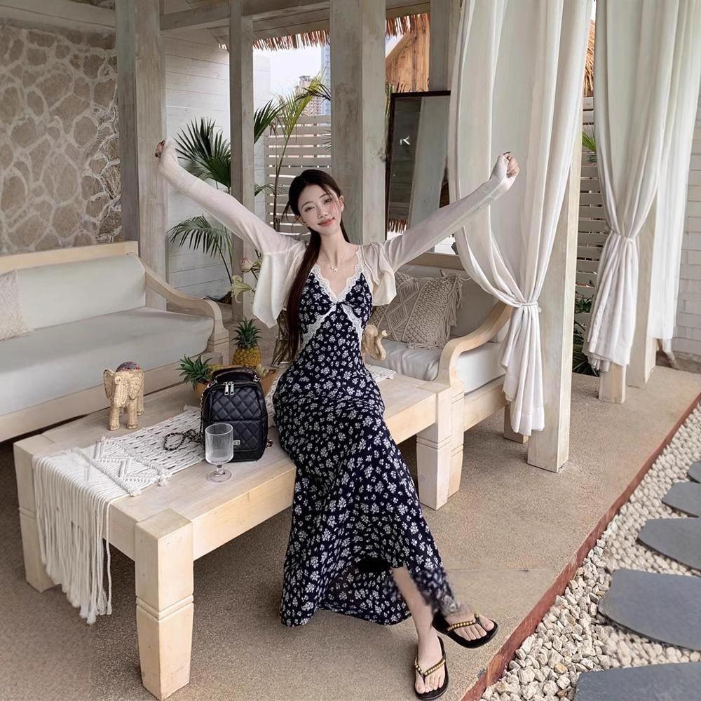 

Red Floral Spaghetti Strap Petite Dress - Women s Summer 2025 Collection S