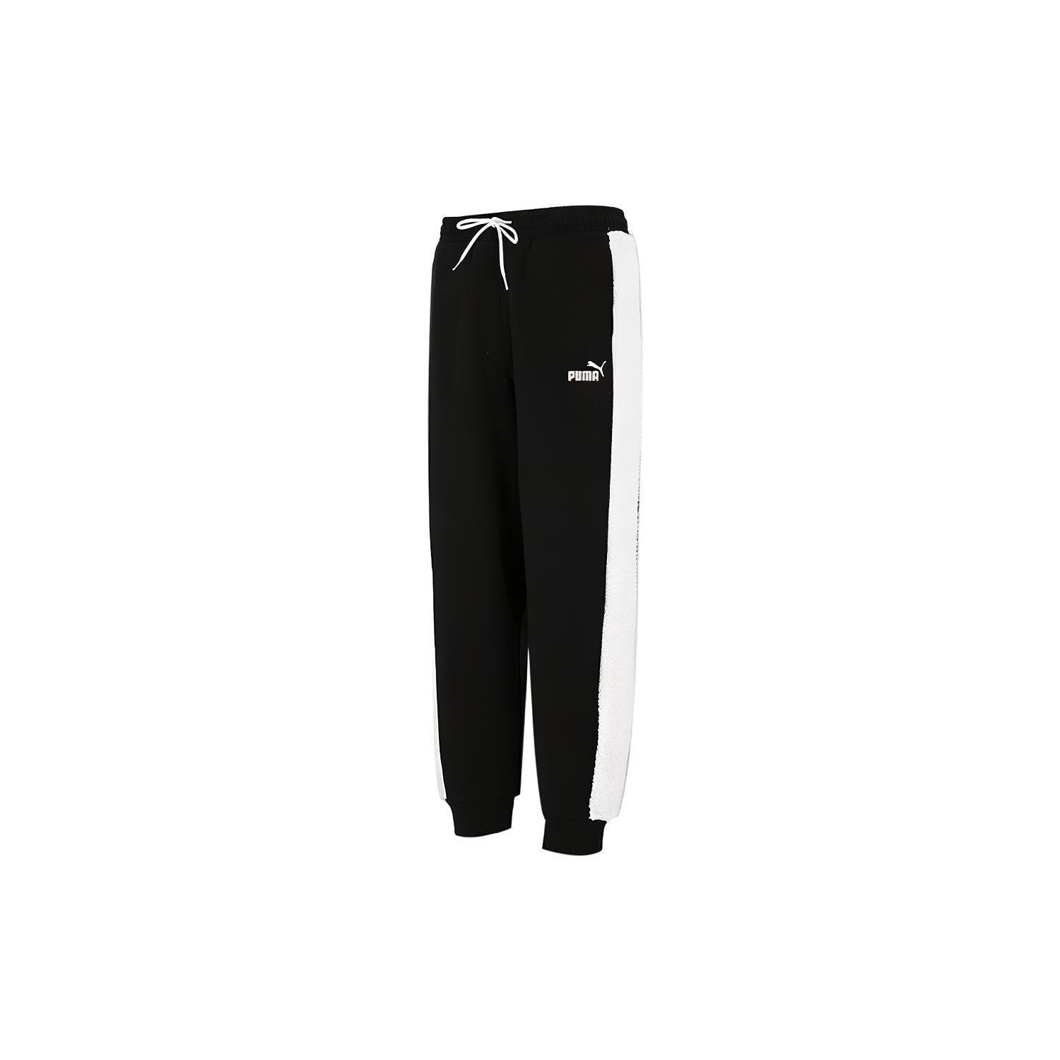 PUMA Fleece Blocking Pants  Black  Men s 534938-01 S