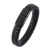 Men's Retro Genuine Leather Bracelet with Magnetic Buckle