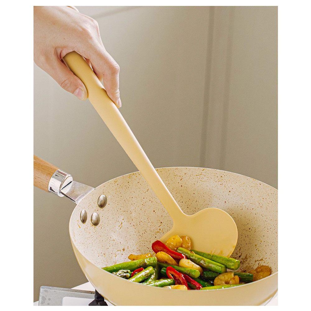 Durable 2in1 Kitchen Stir Fry Spoon Silicone Mushroom Shape Cooking Spatula Frying Spatula Kitchen Tools