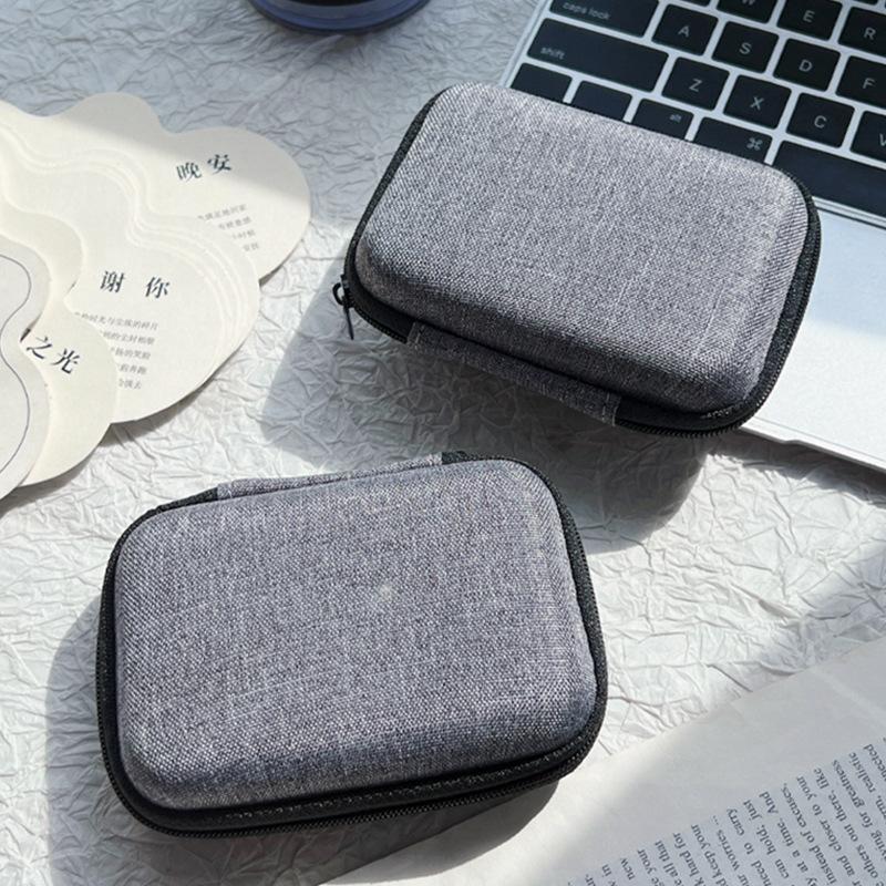 Headset Storage Bag Data Cable Storage Box Charger U Disk Multifunctional Digital Accessories Portable Bag #3677