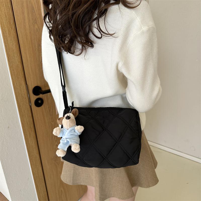 Trendy Fashionable Crossbody Bag Autumn New Oxford Cloth Small Square Purse