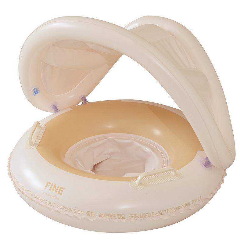 Children's Inflatable Little Rabbit Swim Ring with Double Airbag and Thickened Float Sleeves
