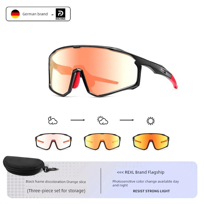 Cycling Goggles for Men and Women, Windproof Glasses for Cycling, Day and Night Color-Changing, Bicycle, Motorcycle, Running Sports Sunglasses