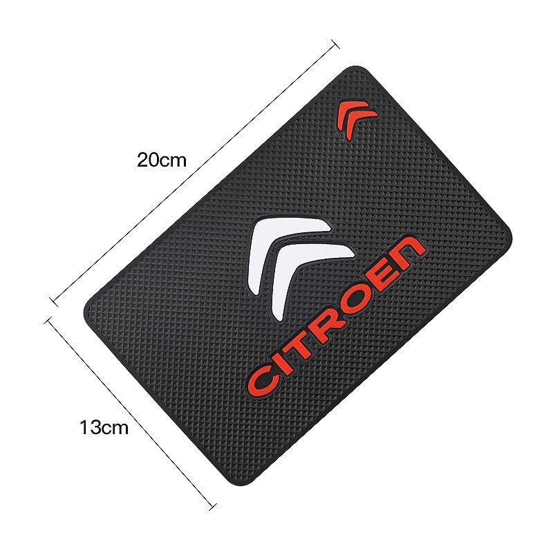 PVC Car Non Slip Mat Dashboard Phone Anti Slip Gel Pad For Citroen e-C3 e-C4 X C5X C3 C4 Cactus Picasso C-Crosser C6 C1 C-Elysee