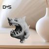 Roaring In Anger Animal Figurine 3D Printed Dog Rabbit Shark Elephant Statue Sculpture Home Office Bookshelf Desktop Decoration Ornament