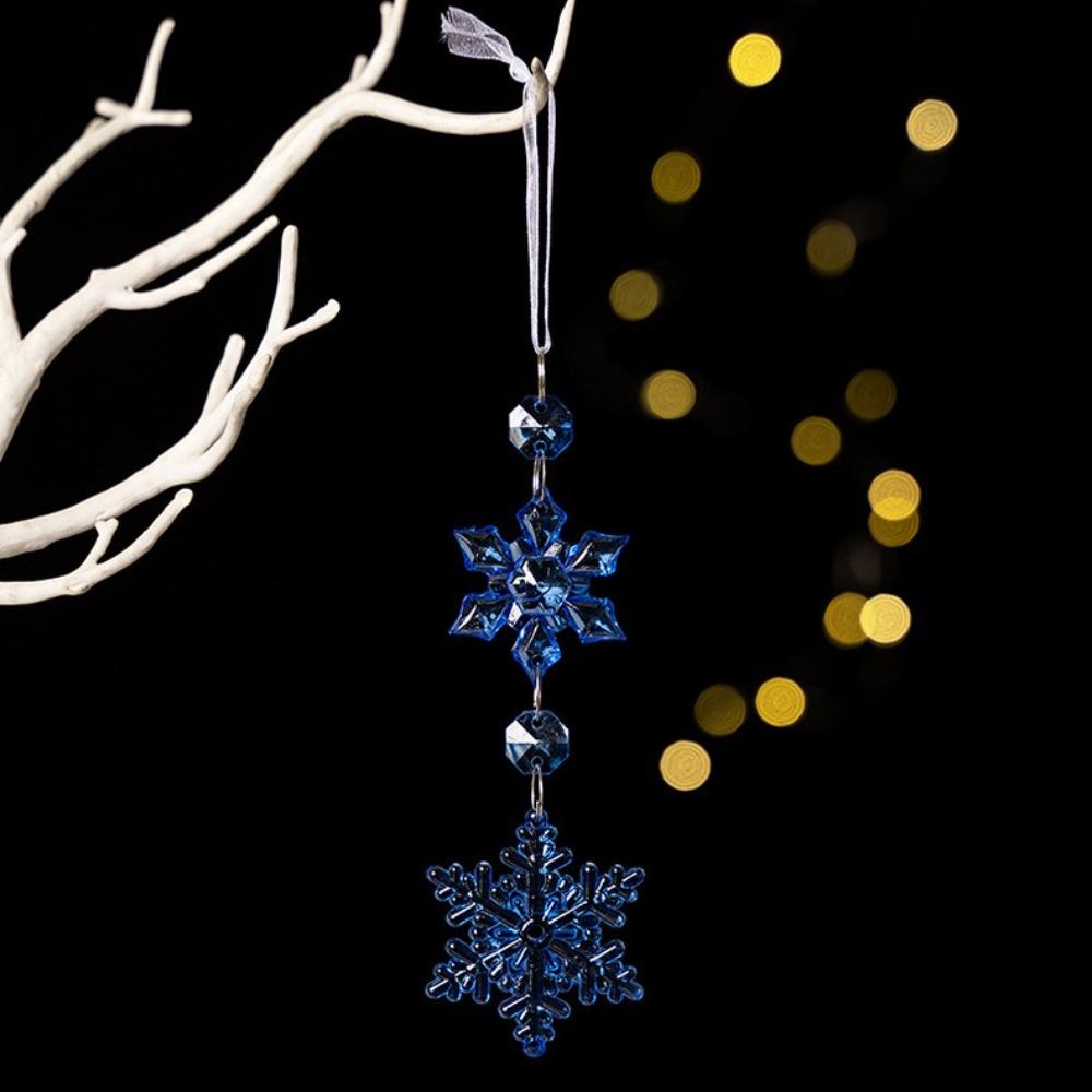 New Snowflake Christmas Tree Ornament Creative Acrylic Christmas Gifts Pendant New Year Pendant Christmas Decorations
