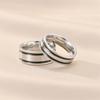 Men's European & American Fashion Titanium Steel Oil Drip Ring - Simple, Popular, Plain Band Couple Design.