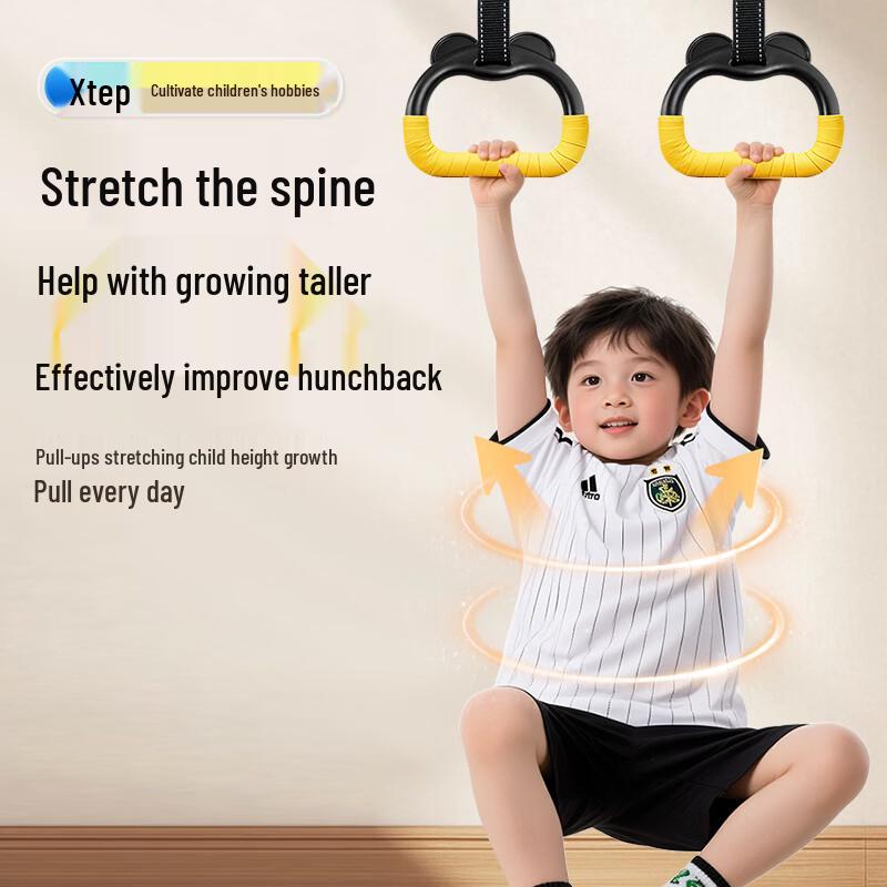 XTEP Home Fitness Gymnastic Rings for Pull-Up Bars
