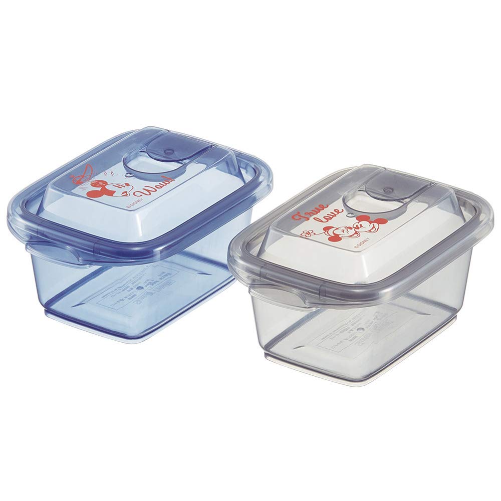 

Skater Fluffy Storage Container 240ml 2P Side Dishes Seal Container Mickey Mouse Disney FCNF0W