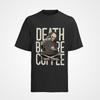 Mens Organic Cotton Coffee Saying: Death Befor Coffee T-Shirt