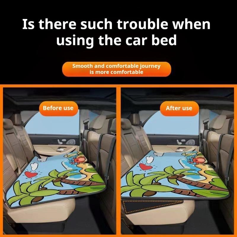 1/2/3Pcs Car Rear Row Leveling Pad Soft Sloped Supports Block Simple Installs for Vehicle Interior Comfort During Travel & Daily Use Needs